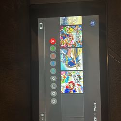 Nintendo Switch (Black) With 5 Games Included 