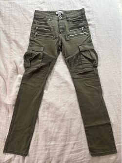 Fashion nova cargo moto jeans