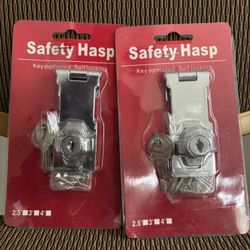 2 Pack Safety Hasp Locks