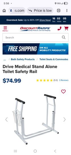 Toilet Medical Standalone Safety Rail