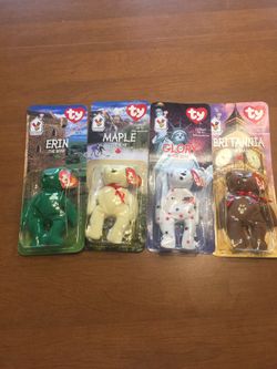 Super Rare McDonalds Beanie Baby Collector Set with Errors (Only 4000 Produced)