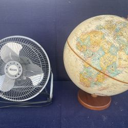 World Globe & Fan
