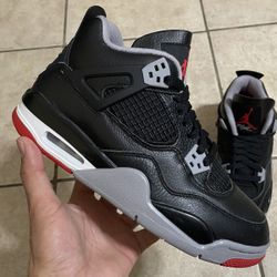 Size 7y Jordan Retro Bred 4s $100 FIRM NO TRADES 