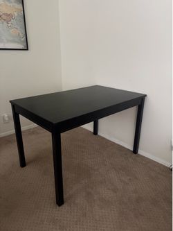 Black Dining Room Table