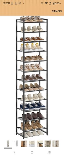 12 Tier Shoe Organizer