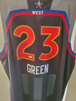 Draymond Green autographed all star jersey JSA auth.