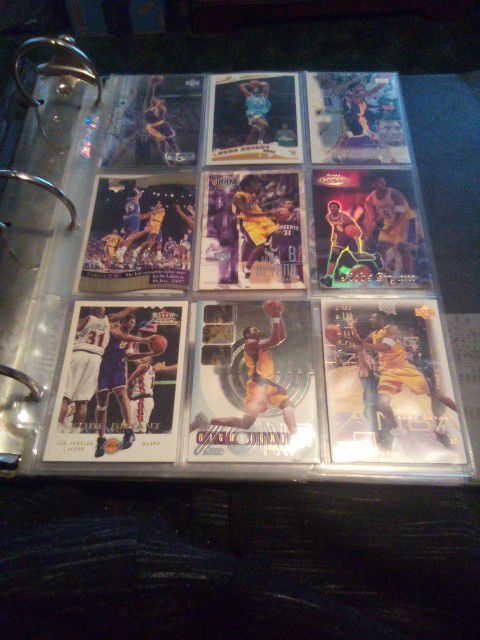 Kobe Bryant 9 Card Lot