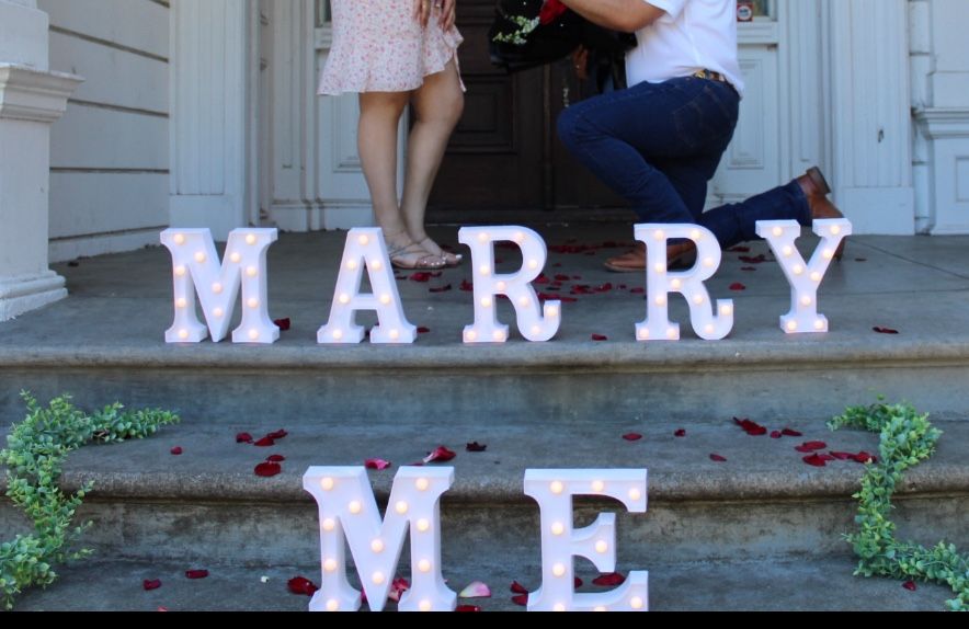Marry Me Sign