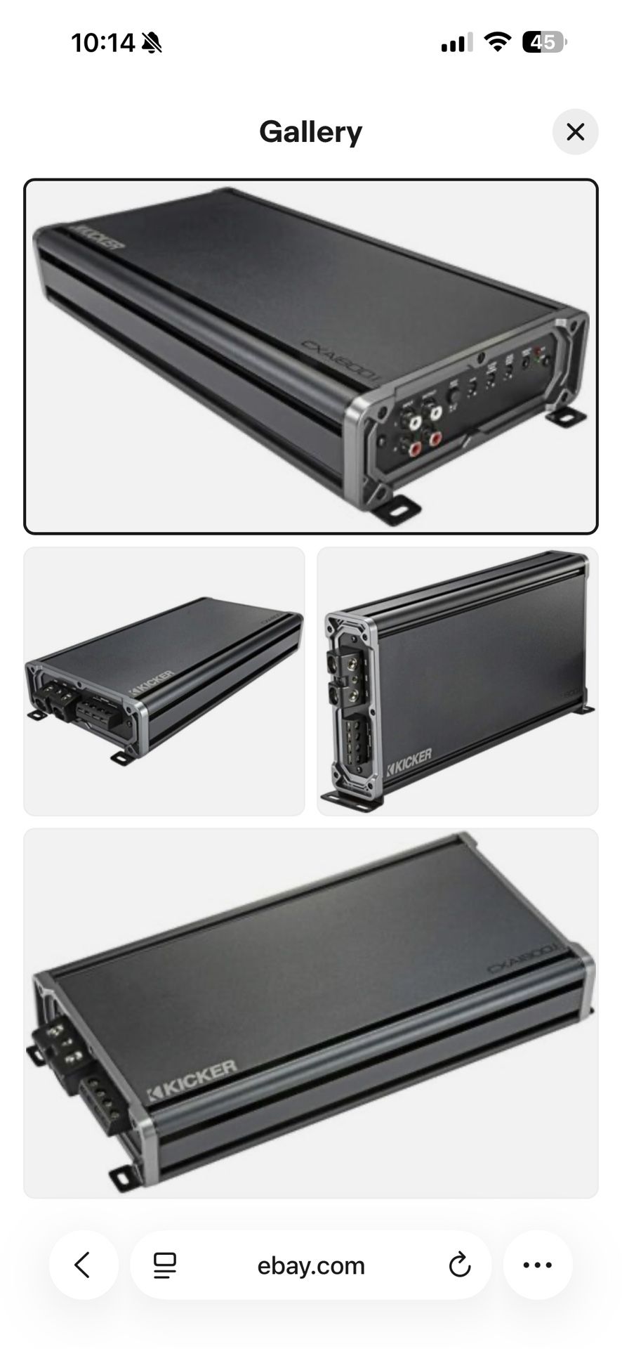 Amplifier 46cxa 1800 watt