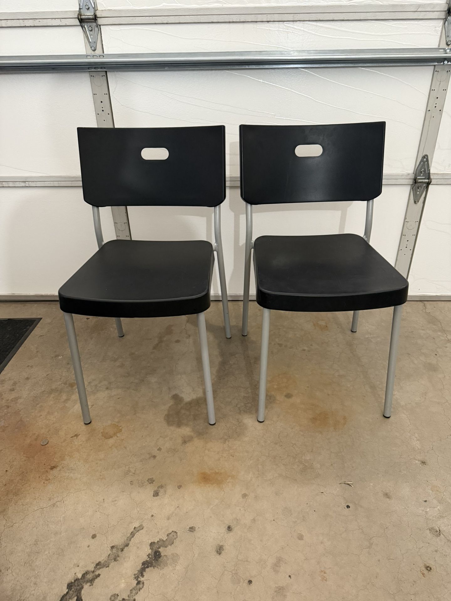 2 Black Chairs