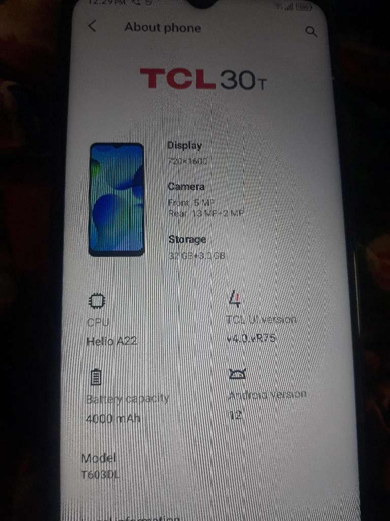 TCL 30 T PHONE