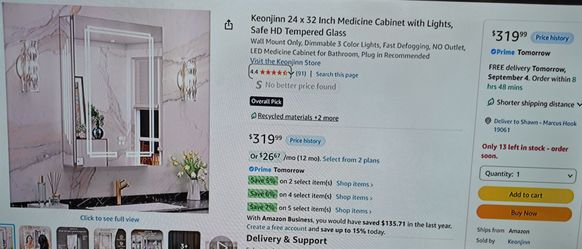 LED MEDICINE CABINET