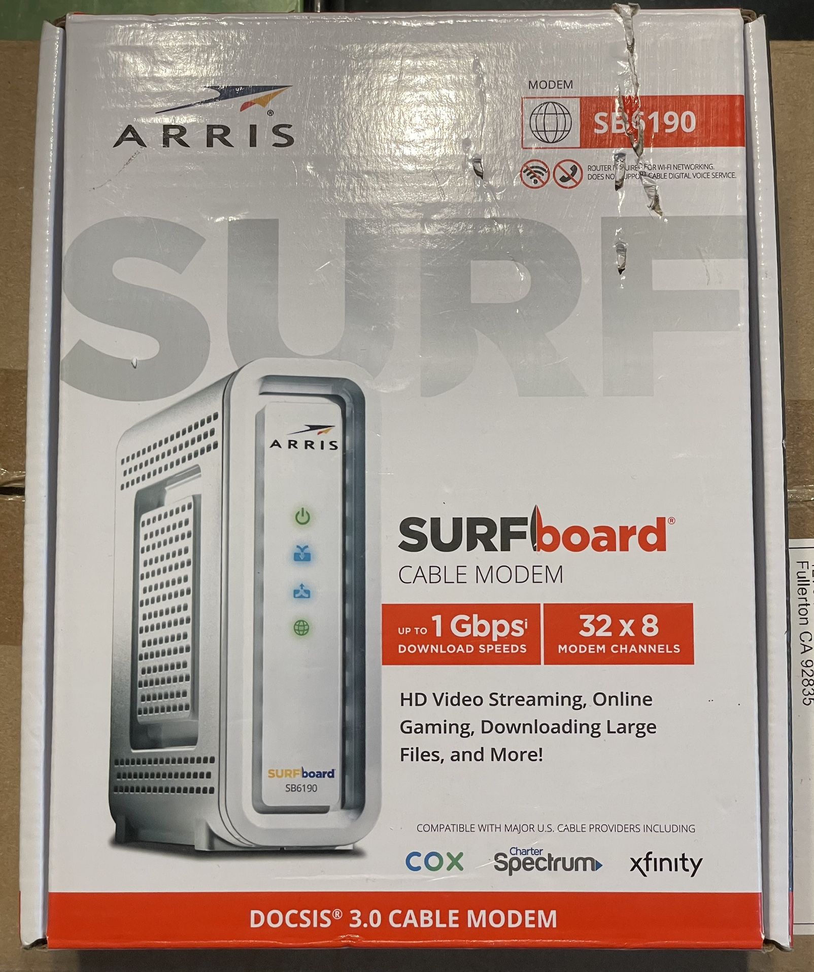 ARRIS Surfboard SB6190