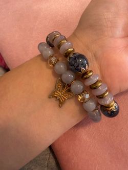 butterfly bracelet set