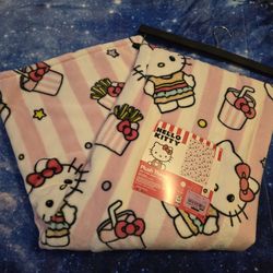 Hello Kitty Plush Throw Blanket