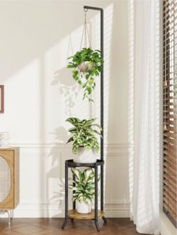 Tall Multi-Tier Metal Plant Stand