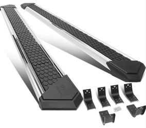 LA Zona Auto Parts 2009 To 2024 Dodge Ram Crew Cab chrome Running Boards Estribos Side Step Escalon