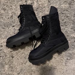 rick owen’s drkshdw army boots 
