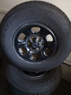 Tires and wheels 215/75/15