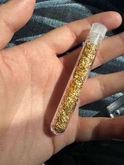 .999 fine 24k gold flakes