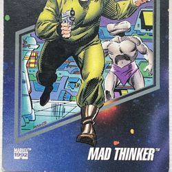 Mad Thinker Supervillians Trading Card 1992