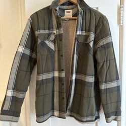 Levi’s sherpa flannel 