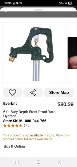 6 ft. Bury Depth Frost-Proof Yard Hydrant