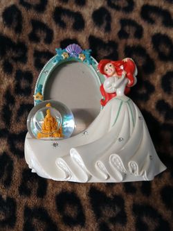 Little Mermaid statue frame & snow globe