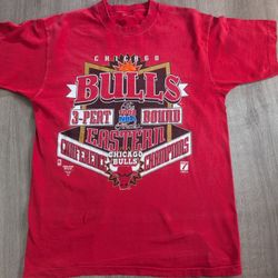 Vintage 1993 Chicago Bulls 3peat Bound Tee