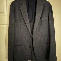 Navy Blue Massimo Dutti Blazer