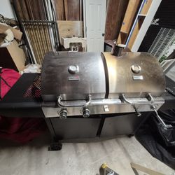 Charcoal And Gas Grill 