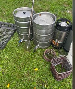 Brewing Equipment Carboys-kegs, brew kettles, transfer equipment etc..