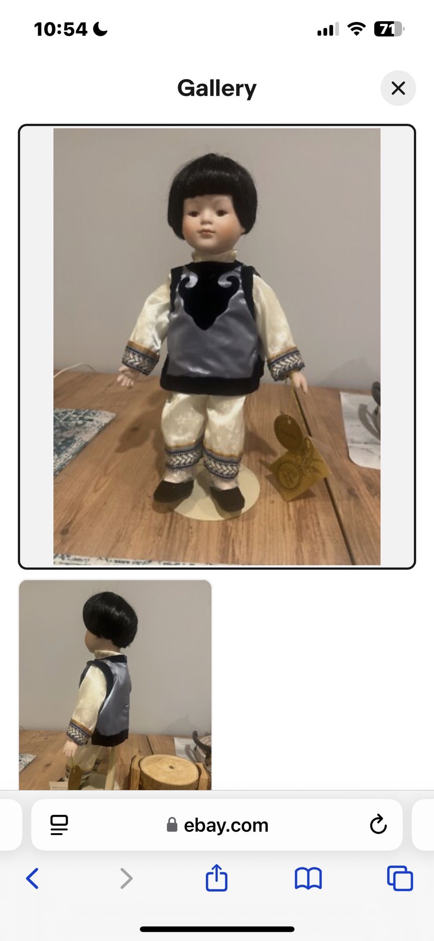 The Prestige Collection Ming Ming 14" Ceramic/Porcelain Doll-New Condition