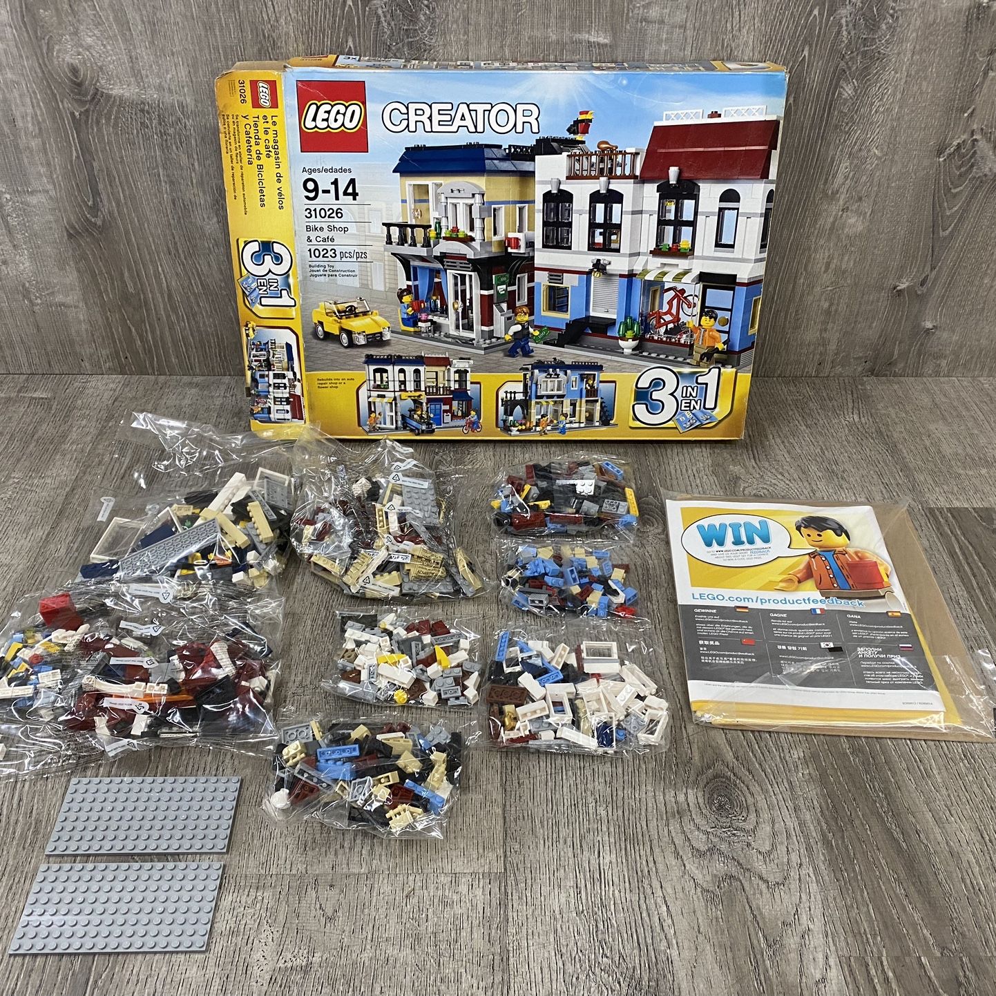 LEGO CREATOR 31026 BIKE SHOP CAFE COMPLETE for Sale in Riverside CA OfferUp