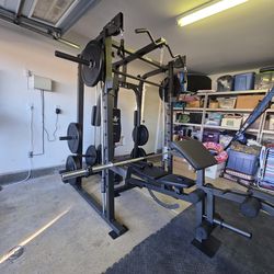 Smith Machine 2001 | Multi-Use Adj Bench | Gym Equipment | Fitness | Squat Rack | Excercise |🔴WEIGHTS AND BARBELL SOLD SEPARATELY 🔴 FREE DELIVERY 🚚