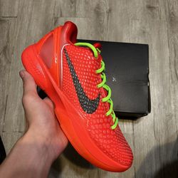 Kobe 6 Reverse Grinch Size 8.5