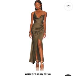  Olive Long Dress