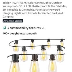 Solar String Lights ( 102ft.)