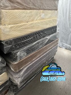 Queen black Boxspring base tambor Nuevo new