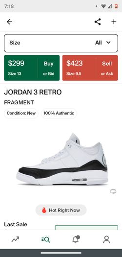 Jordan 3 Fragments
