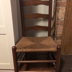 Ladder Back Cane Chair