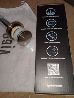 VIGO pop-up Drain Assembly 