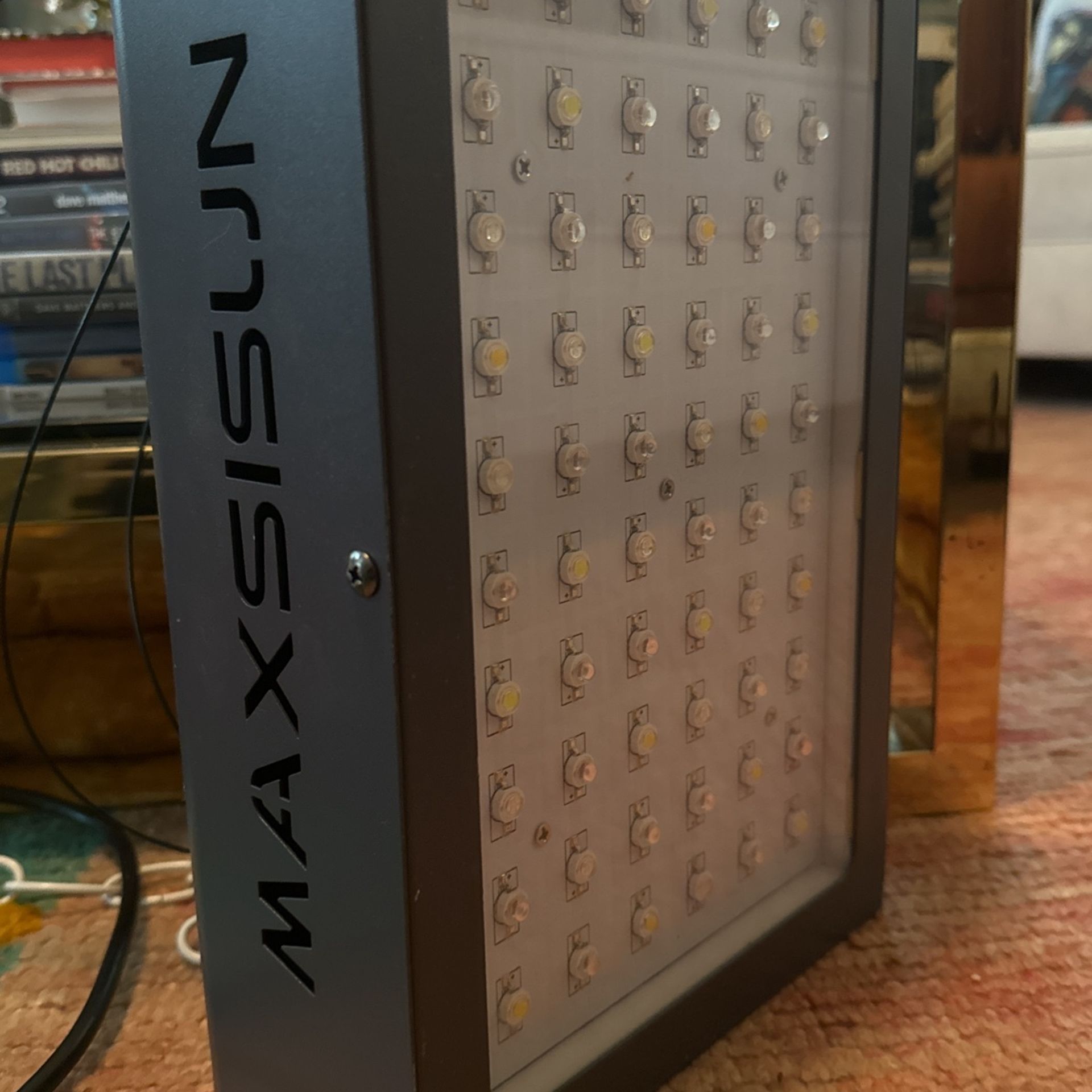 MAXSISUN 600W LED Grow Light, Full Spectrum LED Grow Lights for Indoor Plants Veg and Bloom, Plant Growing