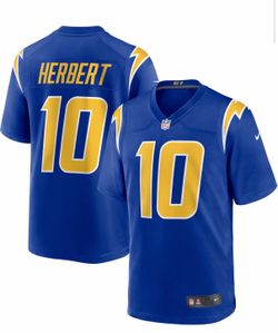 Chargers Herbert Jersey small thru 3xxx $50