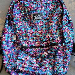 Justice Sequins Backpack Black