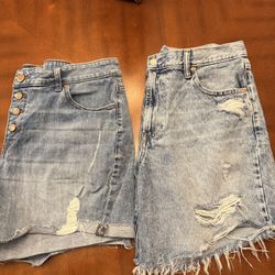 2 Pair Of Shorts $20 Maurice’s & GAP- Women’s 