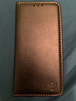 Samsung 8 Black leather case