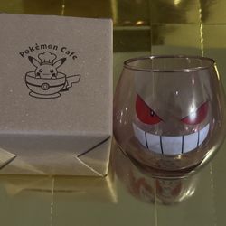 Pokémon Cafe Gengar Glass Cup