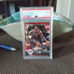 2021 Prizm Draft Picks Anthony Edwards Red Prizm