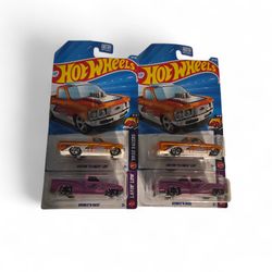 72 Chevy Luv & Bounce'N Bass Hot Wheels Lot